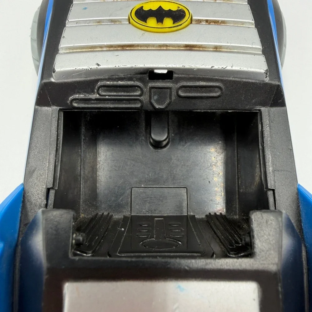 Mattel 2007 Batman Batmobile Toy Car Black‎ Blue M5650 DC Comics Action Vehicle